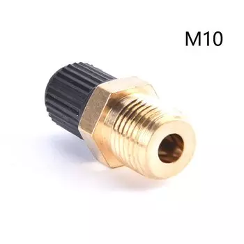 2 шт M10/1/8 ''/1/4'' NPT MPT латунный воздушный компрессор резервуар заполняющий клапан с двойной головкой