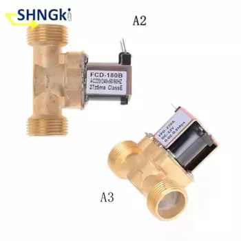 Латунный электромагнитный клапан ZLinKJ 3/4", 12В, 220В