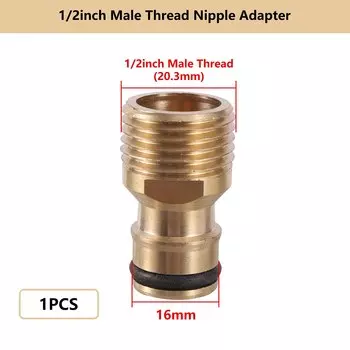 Латунный быстрый соединитель для шланга Adhere To Fly 1/2" 3/4" 1"