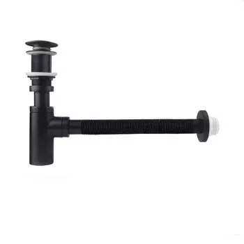 Латунный гибкий сифон для раковины Fevnd 35 см