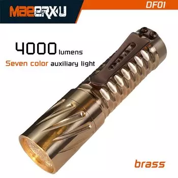 Maeerxu DF01 латунный фонарик 4000 люмен