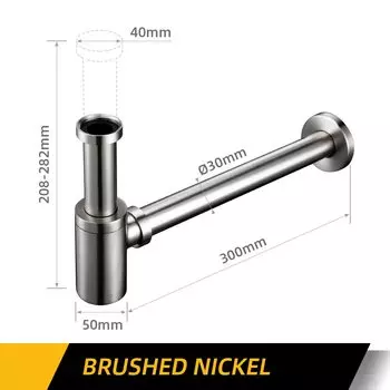 Матовый Золотой Умывальник, Слив отходов, сантехника, p-ловушка, ванная комната, сифонная труба для раковины, сливная канализационная труба, набор, латунный корпус, настенный слив