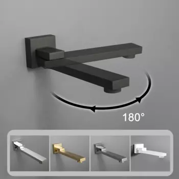 Настенный латунный смеситель для раковины, ванны и душа