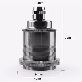 Латунный патрон E27/E26 Grensk