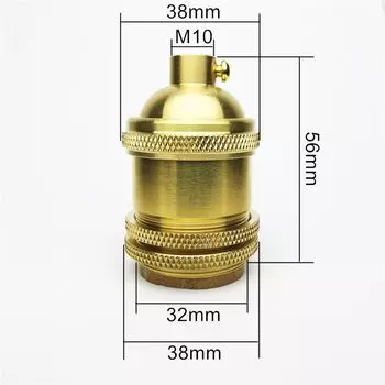 Латунный патрон лампы Calla&Allan E26/E27