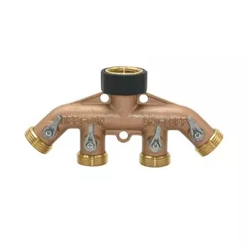 Латунный садовый разветвитель WZCWJNLGM 4 штуки