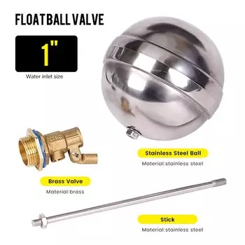 Латунный шаровой кран JIECARE 1/2" 3/4" 1"