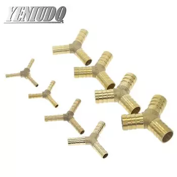 Латунный Y-образный 3-ходовой штуцер HAOYUNMA 4-16 мм