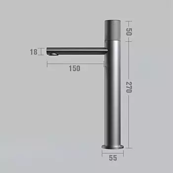 Смеситель для раковины SEKOVA черного цвета