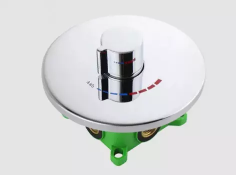 Латунный Смеситель для ванной комнаты с одним приводом, смеситель с двумя входами и одним выходом BA668