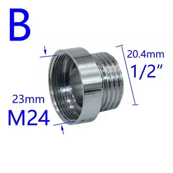 Латунный соединитель 1/2" на M16 M18 M24 M28 LWHRR