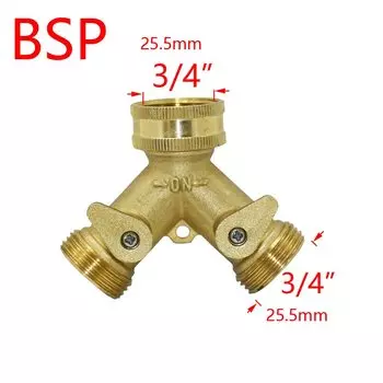 Латунный соединитель для садового крана WHWH 3/4 дюйма