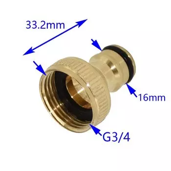 Латунный соединитель для садового шланга ZWDZJL