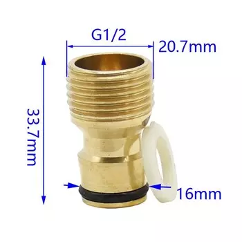 Латунный соединитель для садового шланга ZWDZJL