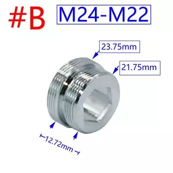 Латунный соединитель для воды WZCWJNLGM M16-M32 1/2"