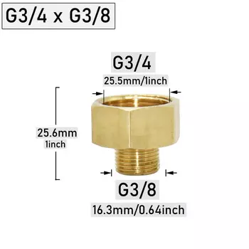 Латунный соединитель G1/2 G3/4-3/8" WHWH