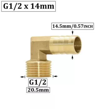 Латунный угловой соединитель ZWDZJL 12/14/16/19 мм