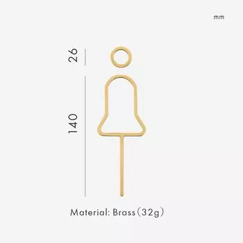 Латунный знак секса, компания, ванная комната, торговый центр, примерочная, подсказка пола, идентификация туалета, металлические вывески