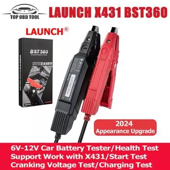 LAUNCH BST 360 Bluetooth тестер батареи 6 В 12 В автомобильный мотоциклетный анализатор батареи нагрузка Cranking зарядка диагностический инструмент PK BM550