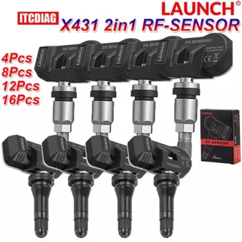 LAUNCH X431 2 в 1 RF-SENSOR 315 МГц и 433 МГц Датчик TPMS Инструменты для ремонта шин Сканер Датчики давления в шинах Тестер Программирование