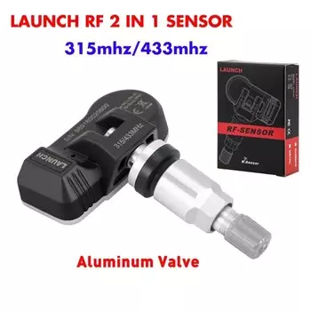 LAUNCH X431 2 в 1 TPMS RF-сенсор 315 и 433 МГц автомобильный инструмент для ремонта давления в шинах поддержка программирования давления в шинах