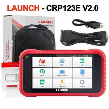 LAUNCH X431 CRP123E V2.0 OBD2 Автомобильный сканер SAS Oil ETS DPF Диагностический инструмент для сброса прокачки двигателя ABS Airbag SRS AT Code Reader