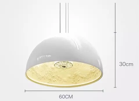 Lava Ball современная полимерная люстра 3D небо