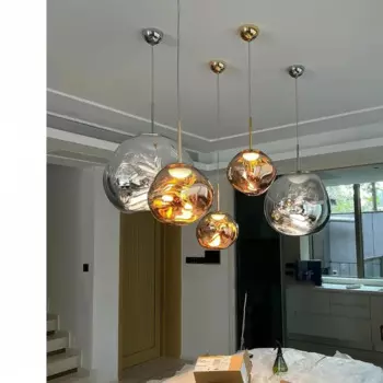 Лавовая люстра, дизайнерский светильник для ресторана, пустая дуплексная лестница в стиле лофт