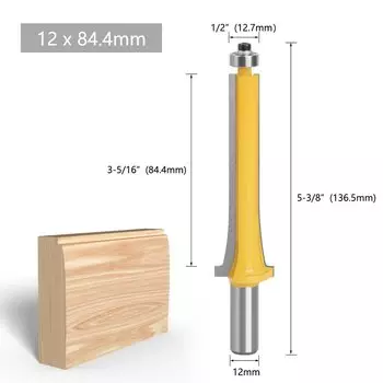 LAVIE 12 мм 1/2 дюйма хвостовик дверь окно линия обшивка фреза Деревообработка фреза для древесины Вольфрам Кобальт сплав MC03155