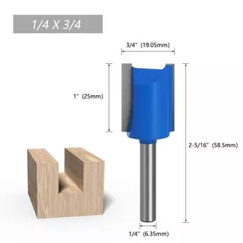 LAVIE Фреза для дерева 6 мм или 6,35 мм