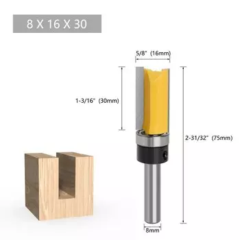 LAVIE Фреза для обрезки заподлицо 8 мм