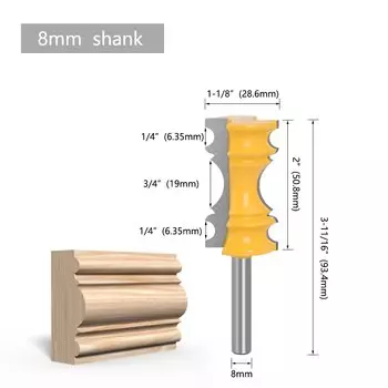 LAVIE фреза для стула 8 мм хвостовик