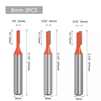 LAVIE Фрезы из карбида вольфрама 3 шт. MC02083