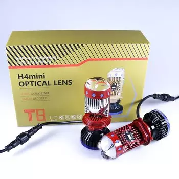 Лазерная линза Carolyn H4, супер яркая матрица фар, диоды без потерь, двойная фотообъектив для дальнего и короткого освещения