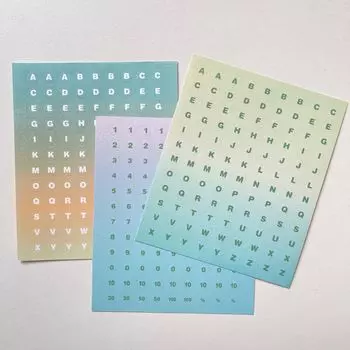 Лазерные наклейки градиентные XYDDJYNL