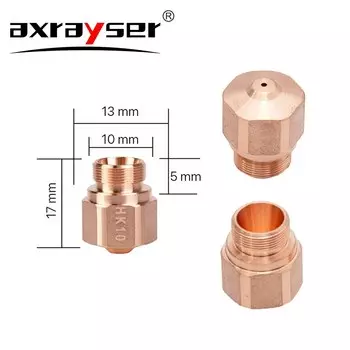 Лазерные насадки для осейзера серии NK HK, однослойный калибр 0,8-4,0 мм, резьба M10 для режущей головки волокна HK15 3-01912