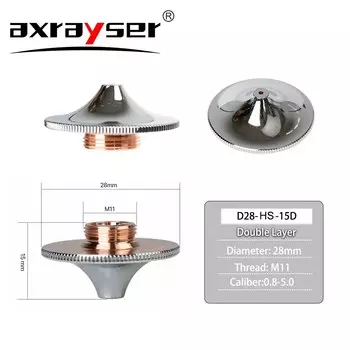 Лазерные сопла D28 32 мм axrayser