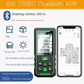 Лазерный дальномер SNDWAY SW-50BG