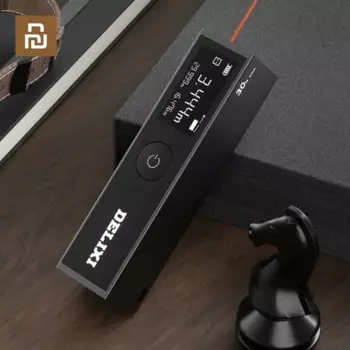 Лазерный дальномер Xiaomi DELIXI, портативная электронная линейка, ручной дальномер со светодиодным дисплеем, высокоточные измерительные инструменты для дома