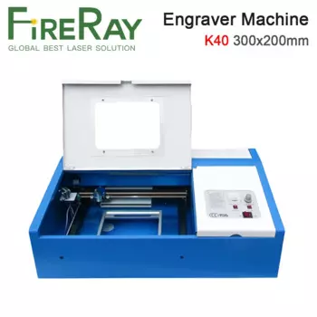 Лазерный гравер Fireray CO2, 40 Вт, 50 Вт, 300x200 мм, с USB-портом и цифровым дисплеем, 220 В