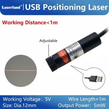 Лазерный модуль красного цвета laserland