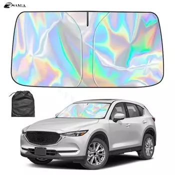 Лазерный солнцезащитный козырек на лобовое стекло для Mazda CX-5 2017-2020 2021 2022 2023 CX5, защита от солнца на окно, складные блоки, УФ-лучи