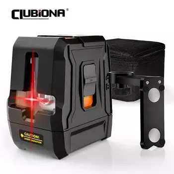 Лазерный уровень CLUBIONA и Zokoun с зелёными и красными линиями