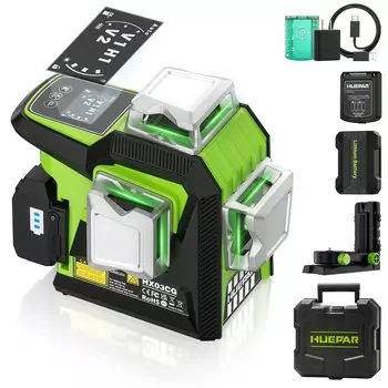Лазерный уровень Huepar 360° HX03CG