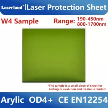 Лазерный защитный экран laserland 1064 нм образец