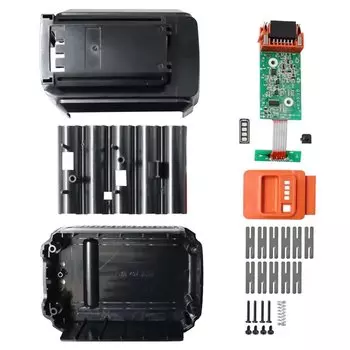 LBXR36 пластиковый корпус для аккумулятора, защита от зарядки, печатная плата, корпус корпуса для Black Decker 36 В 40 В BL2036 LBX2040