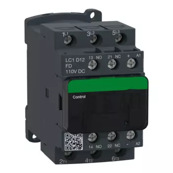 LC1D12 LC1D12FD TeSys D контактор-3P(3 NO) - AC-3 - = 440 V 12 A - 110 V DC катушка