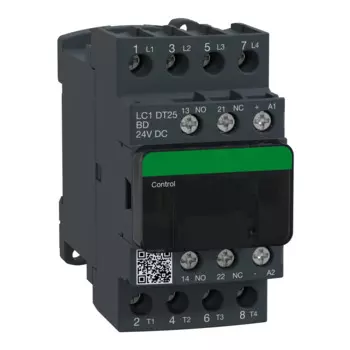 LC1DT LC1DT25BD TeSys D контактор-4P(4 NO) - AC-1 - = 440 V 25 A - 24 V DC стандартная катушка