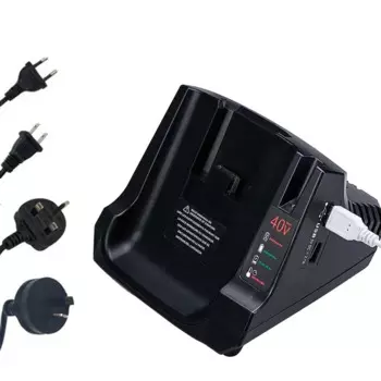 LCS36 LCS40 Быстрое зарядное устройство с двумя USB-портами LBXR36 LBX36 LBXR2036 LBX2040 для литий-ионных аккумуляторов Black & Decker 36 В 40 В Макс.