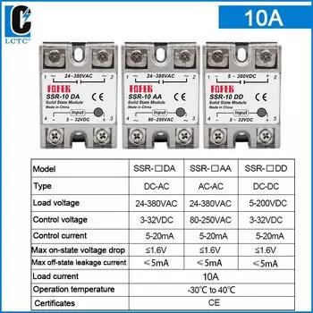 LCTC Однофазное твердотельное реле 24-380В 10-100А